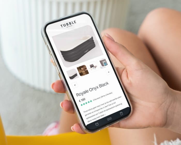 Tubble Inflatable Bathtub WooCommerce Website Design Case Study