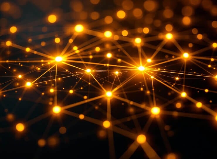 Visual representation of structured website architecture with interconnected pathways, illustrating SEO optimization for website projects.