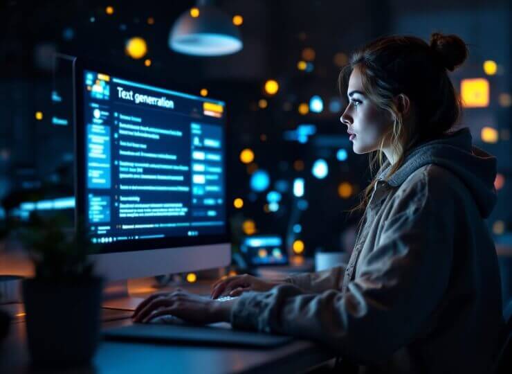 AI in webdesign tools for content creation