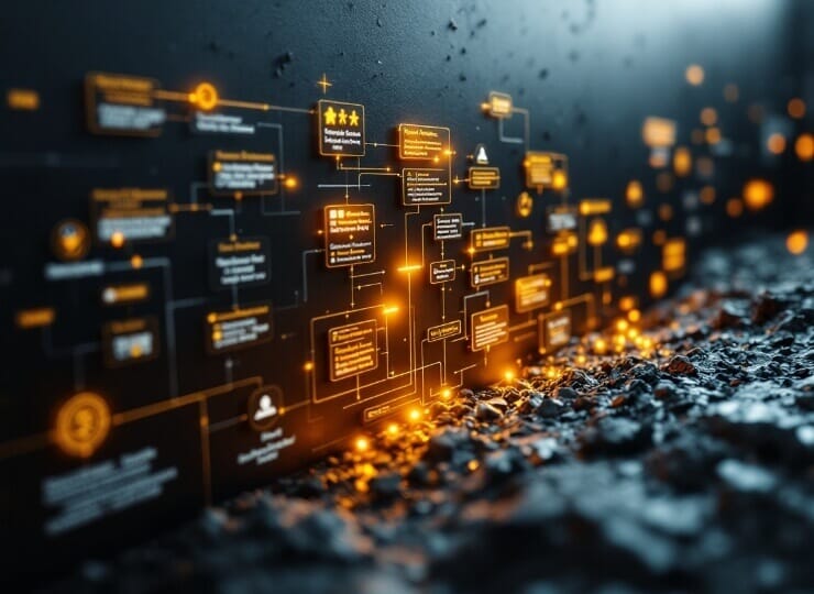 Illustration of how third-party API integration connect tools for agencies.