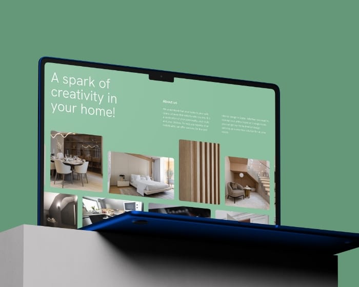 Custom B2B WordPress website banner for pine tree lane hero banner