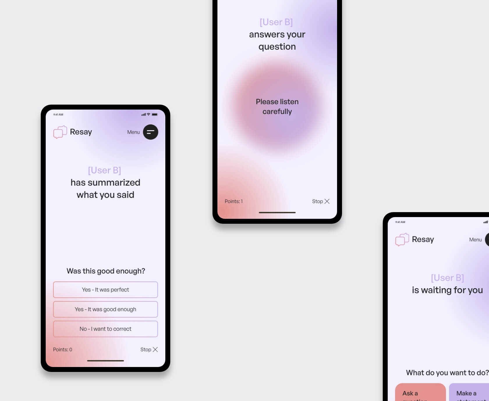 Resay maatwerk web applicatie meerdere mobiele schermen samenvatting