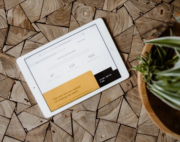 Front-end developer coding responsive web designs