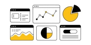 Analytics dashboard for ecommerce development—data insights and A/B testing to optimise conversion-focused online stores.