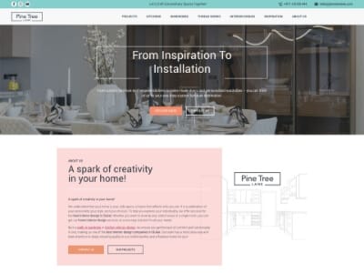Old homepage design used in before and after web design comparison for a b2b WordPress website redesign case study