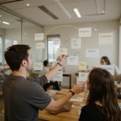 Engineer mapping ATS integration flow — custom ATS development