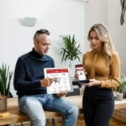PWA for eCommerce shown on installable web app during client review