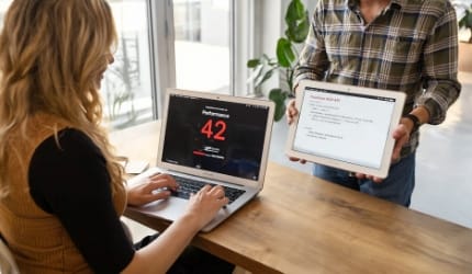 Headless CMS fixing slow site performance with clear Lighthouse audit and JSON API response