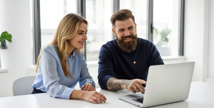 Web designers reviewing website analytics and planning ongoing updates