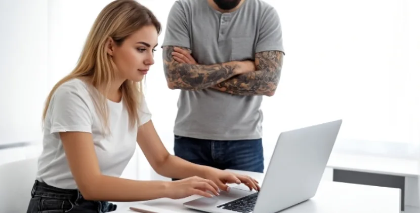 Web designers updating fresh content on the website during a redesign