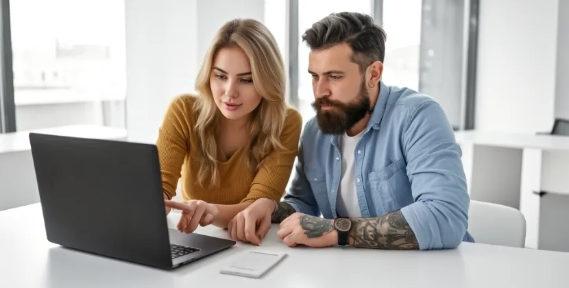 React Native developers collaborating for app development