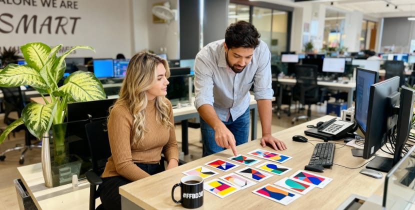 Developers reviewing backend web development languages and frameworks for scalability