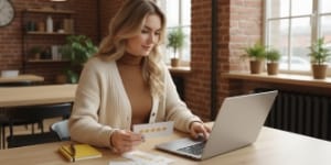 Specialist managing online reputation and customer reviews