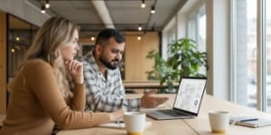 Google ads agency team planning campaign strategy and keyword research setup