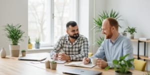 Content creation and SEO strategy session for online reputation management agency