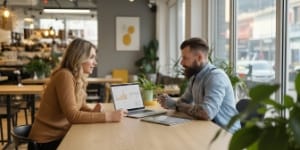 Google ads service team creating remarketing campaigns across display network