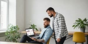 Reviewing reputation analytics and performance reports together