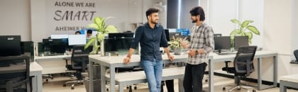 Pricing and rates, Indian team collaboration in our office.