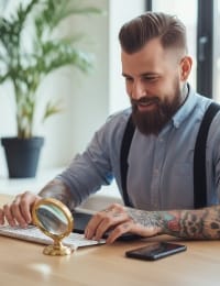 UX UI designer Zwolle accessibility-focused desk setup, keyboard navigation check and mobile testing