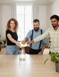 backend framework comparison alignment session, team agreeing on one stack for delivery