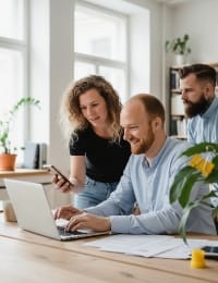 iOS app development sprint collaboration, quick mobile review with structured task flow