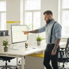 Cockpit ATS integration sync check, status timeline UI with warning light detail