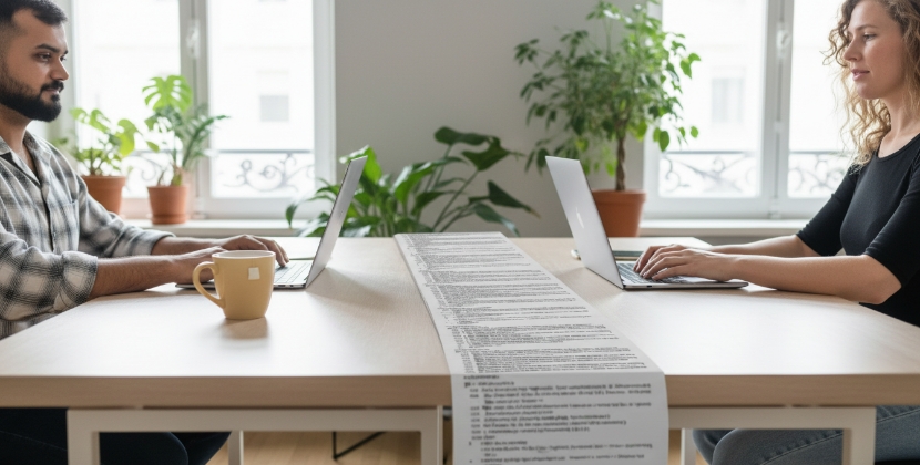 man en vrouw optimaliseren structured data SEO voor AI-antwoorden