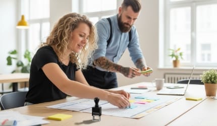 recruitment website ATS integration scoping, mapping fields to site categories on a desk
