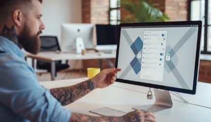 Cockpit ATS integration permissions setup, lock-icon access screen in portal settings