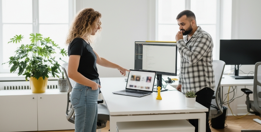 Team bespreekt hybride SEO-model met in-house coördinator