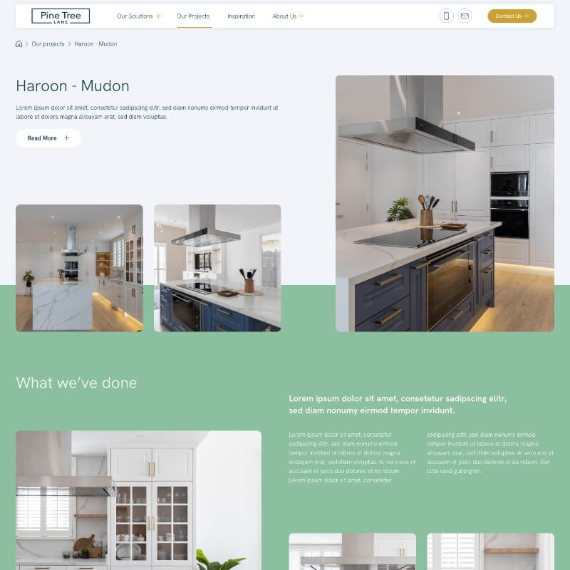 luxury interiors website project pine tree lane dubai