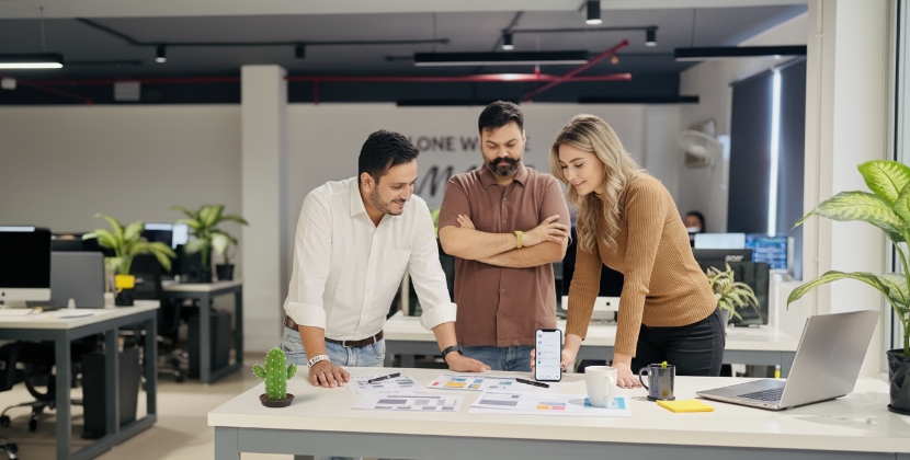 iOS UI patterns en user engagement besproken tijdens appstrategie sessie