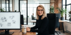 Influencer and brand partnerships planning with social media management services, aligning collaboration details in a team session