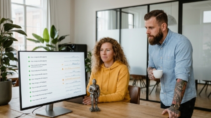 Team monitort API-eindpunten op betrouwbaarheid bij integratiebeheer op scherm in Zwolle